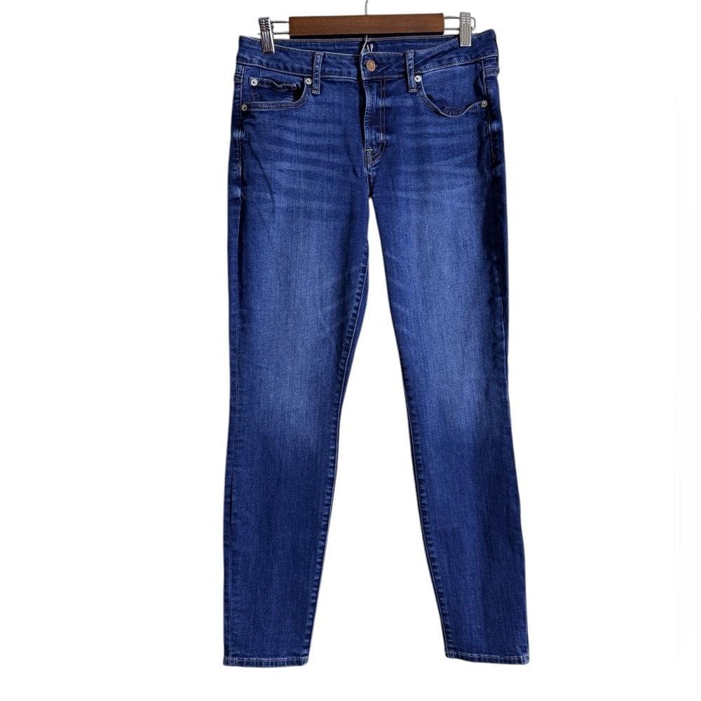 GAP 1969 Curvy True Skinny Blue Women's Jeans Size 10/30 Staple, Minimalist - Picture 2 of 10